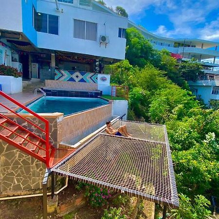Casa Babel Taganga Hotel ซันตามาร์ตา ภายนอก รูปภาพ